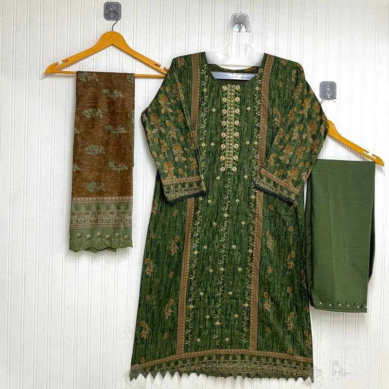 Bin Saeed Lawn Collection Vol 15 by Shradha designer 1501 TO 1506 SERIES Pakistani Stylish Beautiful Colourful Printed & Embroidered Party Wear & Occasional Wear cotton readymade Dresses At Wholesale Price